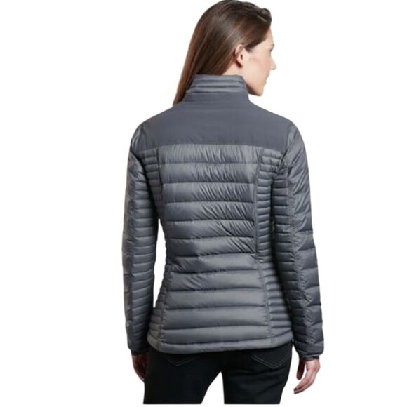 Kuhl Spyfire Jacket Thermal  800 goose down W's L Gray Puffer MSRP$259 - Picture 7 of 17